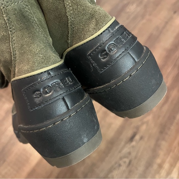 SOREL Tivoli olive green suede snow boot - Picture 11 of 13